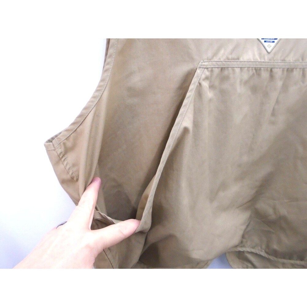 Columbia PFG Photography Hiking Vest Mens Size XXL Cargo Pockets Back Pocket - Picture 8 of 9